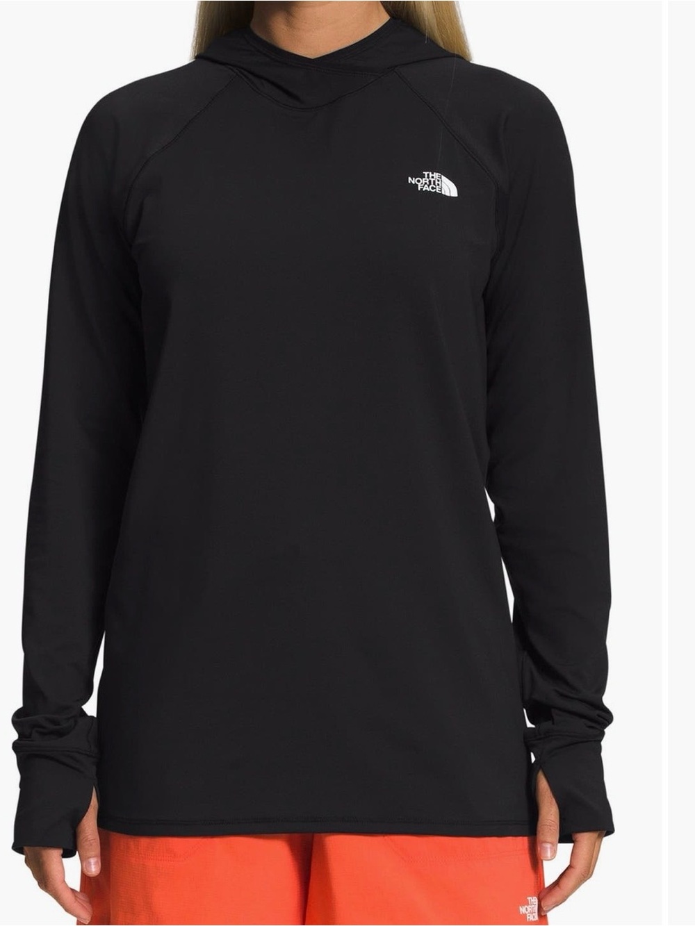 The North Face Black Long Sleeve Lightweight Hooded Top